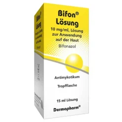 Bifon Lösung Tropfflasche, 15 ml> Hautpilz Creme|Fußpilz Creme