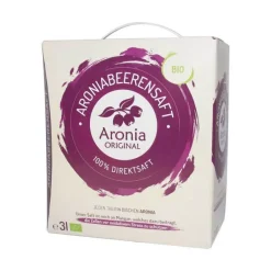 Bio Aroniabeerensaft 100% Direktsaft, 3 l