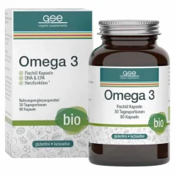 GSE Bio Omega 3 Fischöl Kapseln, 90 St> Omega 3 Kapseln