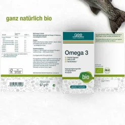 GSE Bio Omega 3 Fischöl Kapseln, 90 St> Omega 3 Kapseln