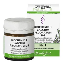 Bombastus Biochemie 1 Calcium fluoratum D 6 Tabletten, 80 St> Salze 1-12|D 6