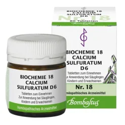 Biochemie 18 Calcium sulfuratum D 6 Tabletten, 80 St
