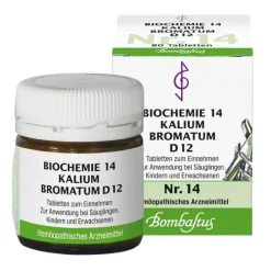 Bombastus Biochemie 14 Kalium bromatum D 12 Tabletten, 80 St> Salze 13-24