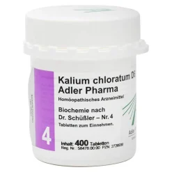 Biochemie Adler 4 Kalium chl, 400 St