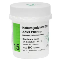 Adler Biochemie 15 Kalium jo, 400 St> Salze 13-24