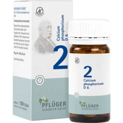 Pflüger Biochemie 2 Calcium phosphoricum D 6 Tabletten, 100 St> Salze 1-12|D 6