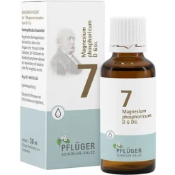 Pflüger Biochemie 7 Magnesium phosphoricum D 6 Tropfen, 30 ml> Salze Als Tropfen|Salze 1-12