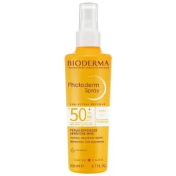 Bioderma Photoderm Spray SPF 50 + für trockene, sonnenempfindliche Haut, 200 ml