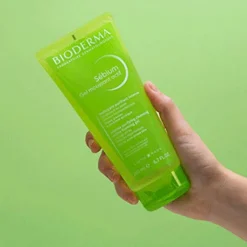 Bioderma Sebium Gel Moussant Actif Reinigungsgel für unreine, ölige, zu Akne neigende Haut, 200 ml><noscript><img width=