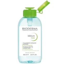 Bioderma Sebium H2O Reinigungslösung für fettige, unreine Haut, 500 ml
