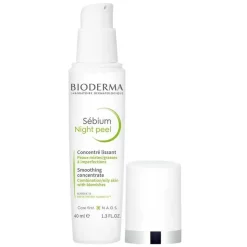Bioderma Sebium Night peel Creme für unreine, ölige, zu Akne neigende Haut, 40 ml