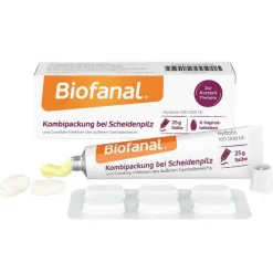 Biofanal ® Kombipackung bei Scheidenpilz , 1 P> Scheidenpilz Medikamente