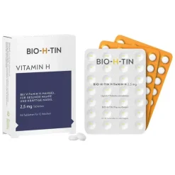 Bio-H-Tin ® Vitamin H 2,5 mg Tabletten, 84 St> Vitamin B7 (Biotin)