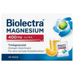 Biolectra Magnesium 400 mg ultra Trinkgranulat Orange, 40 St