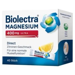Biolectra Magnesium 400 mg ultra Direct Zitrone, 40 St