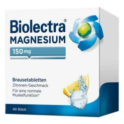 Biolectra Magnesium Brausetabletten, 40 St> Magnesium