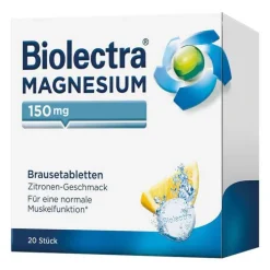 Biolectra Magnesium Brausetabletten, 20 St> Magnesium