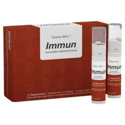 Biomo Aktiv Immun Trinkflasche + Tabletten 14-Tages-Kombi, 1 P