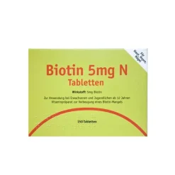 Biotin 5 mg N Tabletten, 150 St