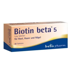 Beta Biotin 5 Tabletten, 60 St> Vitamin B7 (Biotin)