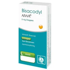 AIWA Bisacodyl 5 mg magensaftresistente Tabletten, 40 St> Abführmittel