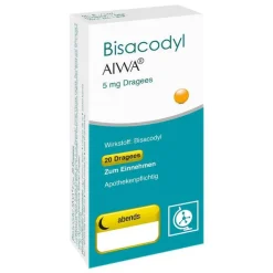AIWA Bisacodyl 5 mg magensaftresistente Tabletten, 20 St> Abführmittel