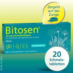 Bitosen 20 mg Schmelztabletten, 20 St