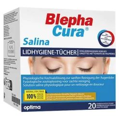 Blephacura ® Salina Lidhygiene-Tücher, 20 St> Lidrandpflegeprodukte