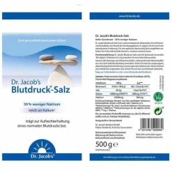 Blutdruck-Salz mit Kalium Dr. Jacob`s, 500 g