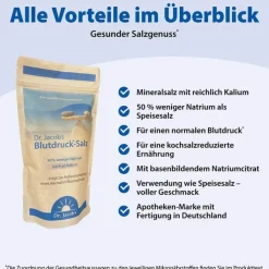 Blutdruck-Salz mit Kalium Dr. Jacob`s, 500 g