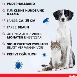 Bolfo® Zecken- und Flohschutzband für Katzen und kleine Hunde, 1 St