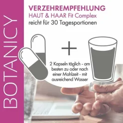 Botanicy Haut & Haar Fit Complex mit Actrisave Kapseln, 60 St