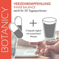 Feelgood Botanicy Inner Balance mit Ashwagandha Ksm-66 Kapseln, 60 St><noscript><img width=