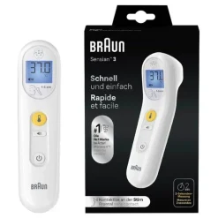 Braun Sensian 3 kontaktloses Thermometer, 1 St