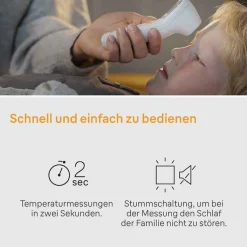 Braun Sensian 3 kontaktloses Thermometer, 1 St