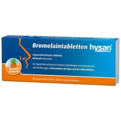 Bromelaintabletten hysan® magensaftresistent Tabletten, 20 St