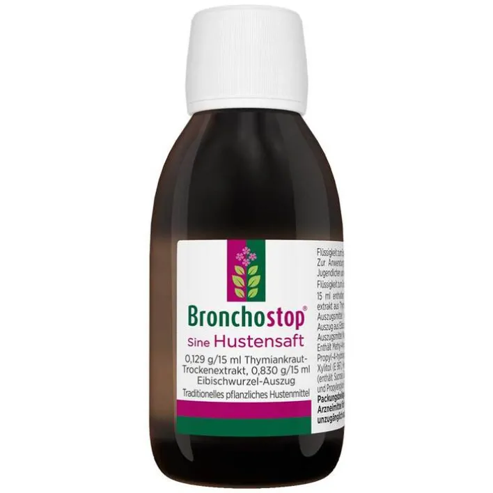 Bronchostop ® Sine Hustensaft, 200 ml> Hustenstiller|Hustenlöser