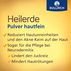 Bullrich Heilerde Pulver hautfein, 500 g