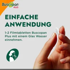 Buscopan plus 10 mg / 500 mg Filmtabletten, 20 St><noscript><img width=