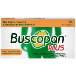 Buscopan plus Zäpfchen, 10 St> Regelschmerzen Tabletten
