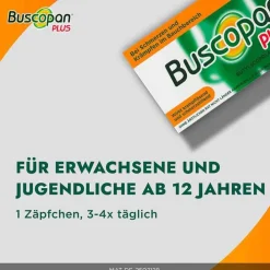 Buscopan plus Zäpfchen, 10 St> Regelschmerzen Tabletten