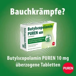 Butylscopolamin PUREN 10 mg Tabletten, 50 St