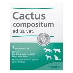 Heel Cactus Compositum Ampullen vet. (für Tiere), 5 St> Biologische Heilmittel Heel Gmbh