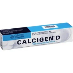 Calcigen D 600 mg / 400 I.E. Brausetabletten, 20 St