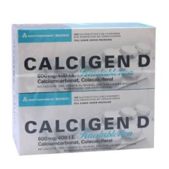 Calcigen D 600 mg / 400 I.E. Kautabletten, 200 St