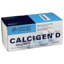 Calcigen D 600 mg / 400 I.E. Kautabletten, 120 St> Calcium
