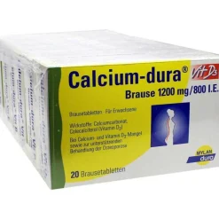 Calcium Dura Vit D3 Brause 1200 mg / 800 I.E., 120 St