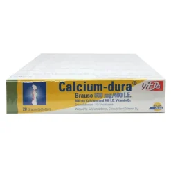 Dura Calcium Vit D3 Brause 600 mg / 400 I.E., 120 St> Calcium