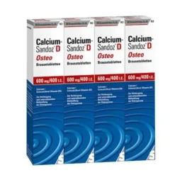 Calcium-Sandoz Calcium Sandoz D Osteo Brausetabletten, 40 St> Vitamin D (Colecalciferol)|Calcium