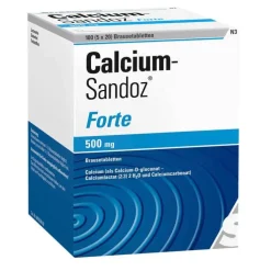 Calcium Sandoz Forte 500 mg Brausetabletten, 5X20 St